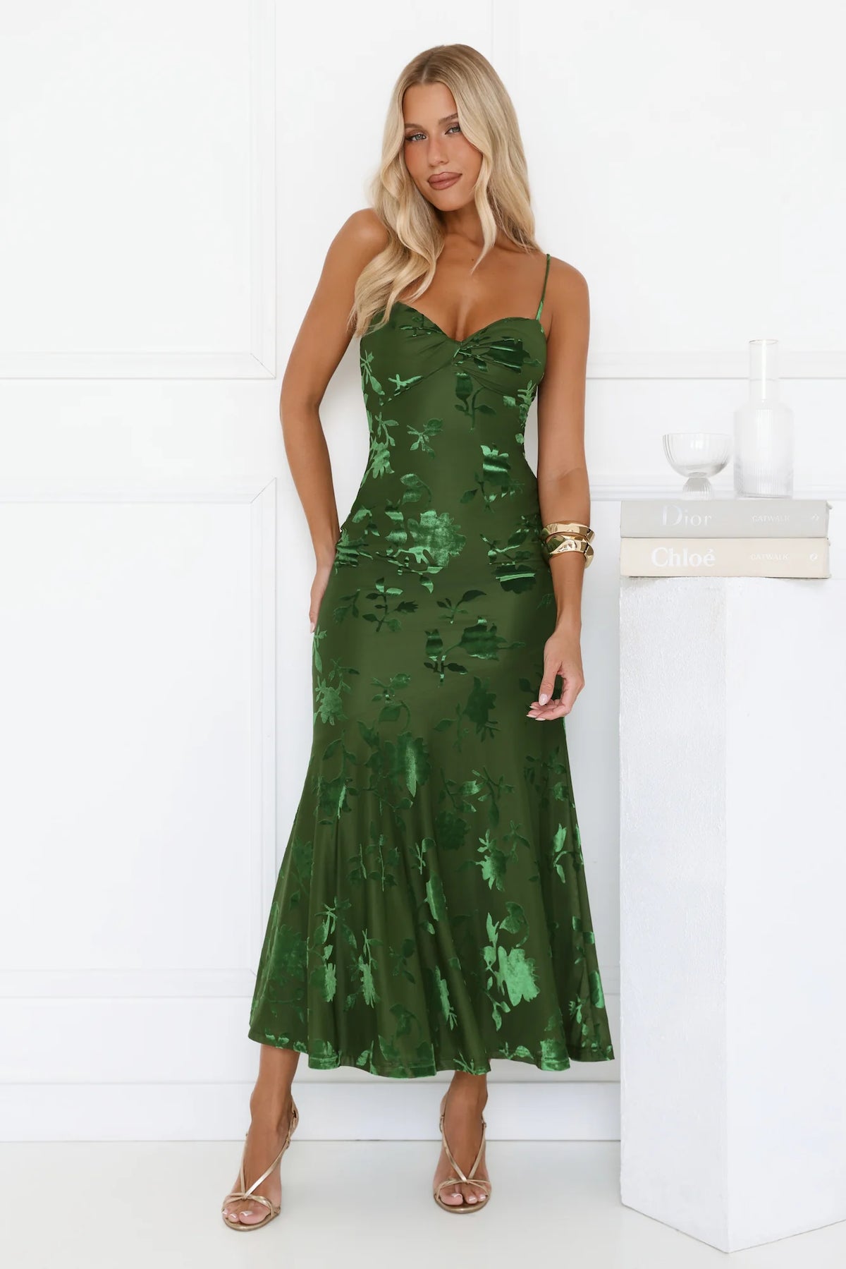 Wildflower Vibe Maxi Dress Green
