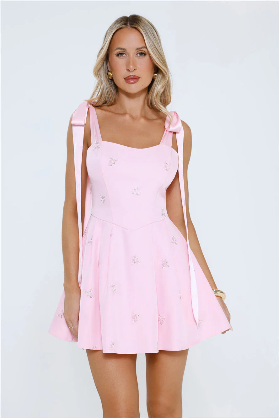 The Pretty List Mini Dress Pink