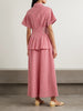 Boogie Woogie Bugle Boy gingham cotton-seersucker maxi shirt dress
