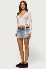 Malenna Wrap Top