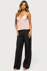 Rhian Lacey Pleated Babydoll Top