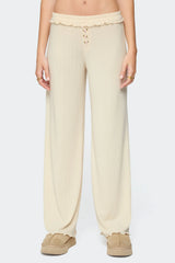 Posy Ruffle Pointelle Pants
